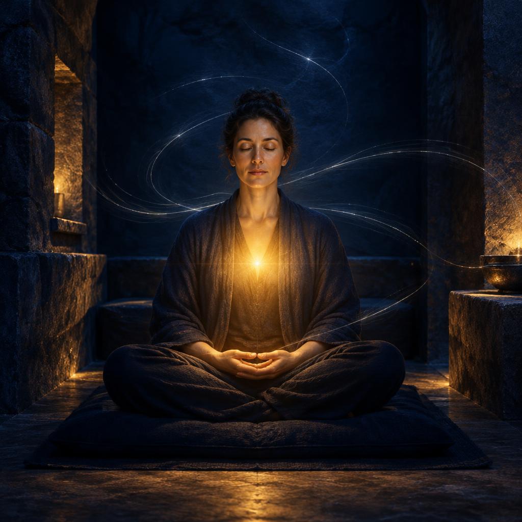 Generated Sekhem artwork for 40-Day Retreat